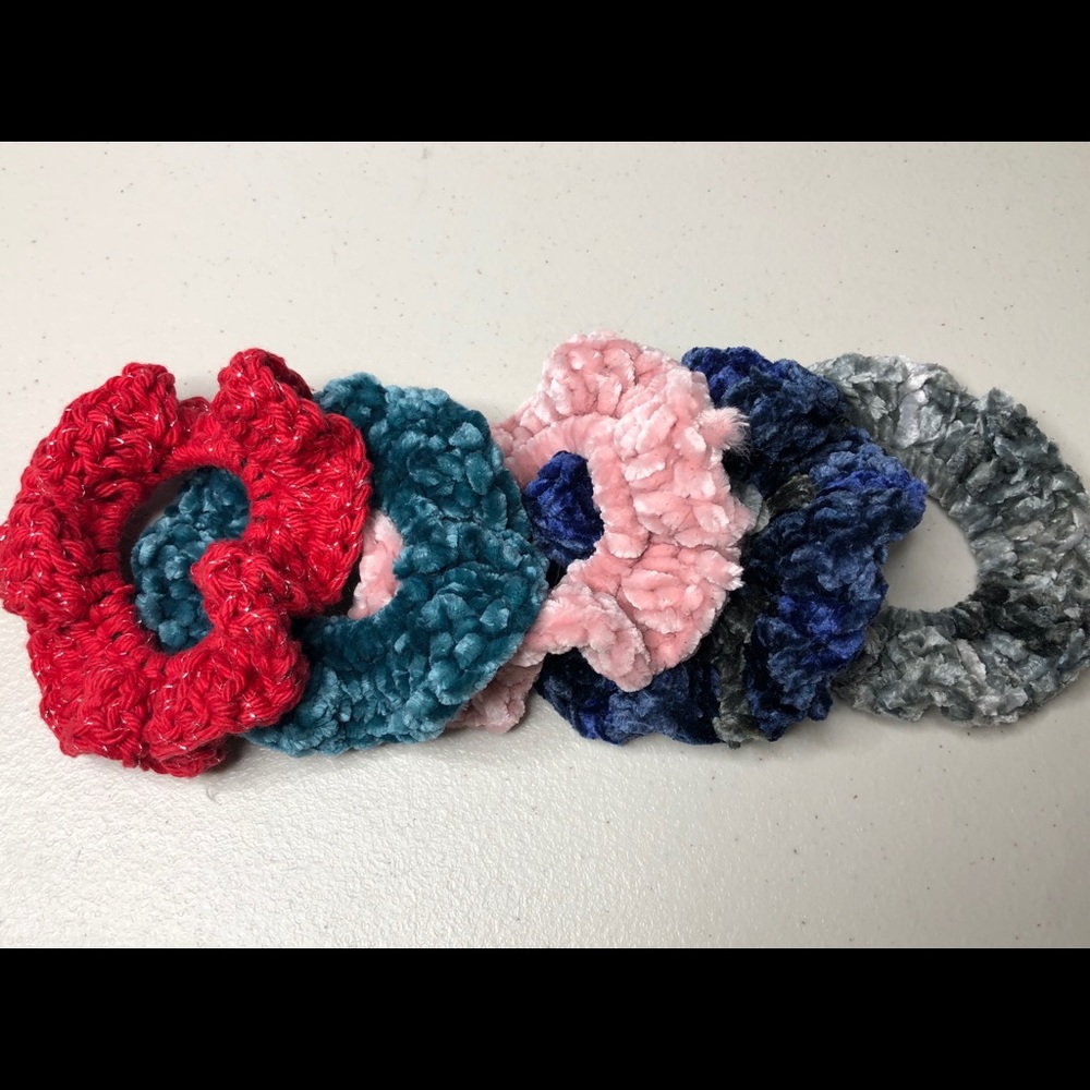 Hand made scrunchies